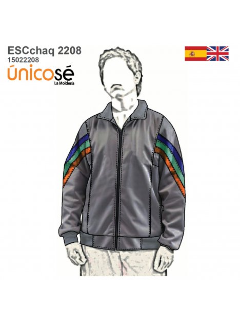 CHAQUETA ESCOLAR CORTES 2208