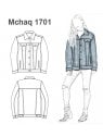 CHAQUETA CAMPERA JEANS OVERSIZE MUJER