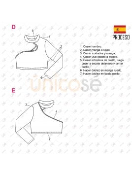 TOP ASIMETRICO MUJER 2205