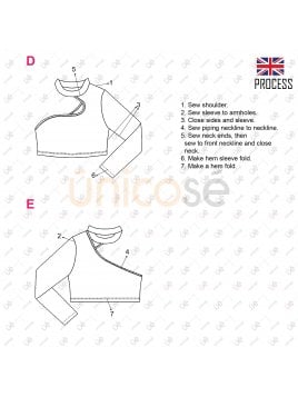 TOP ASIMETRICO MUJER 2205