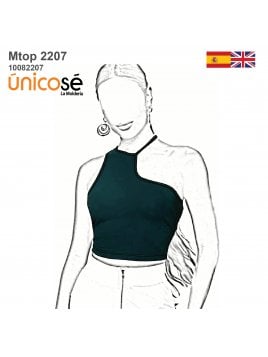 TOP ASIMETRICO MUJER 2207