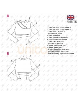 TOP ASIMETRICO MUJER 2206