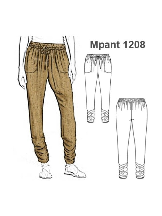 PANTALON CON ELASTICOS