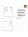 TOP ASIMETRICO MUJER 2209