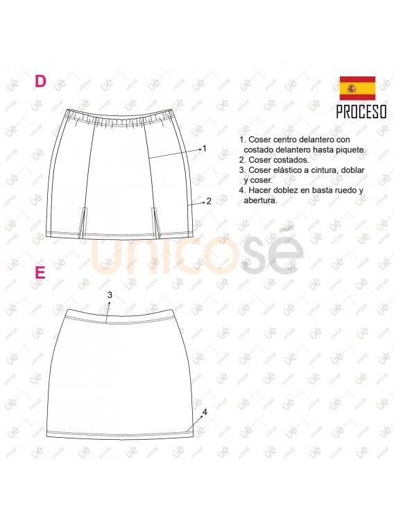 FALDA MINI MUJER 2201