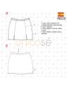 FALDA MINI MUJER 2201