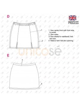 FALDA MINI MUJER 2201