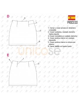 FALDA MINI MUJER 2202