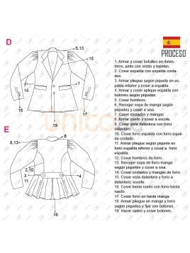 CHAQUETA BLAZER OVERSIZE MUJER 2204