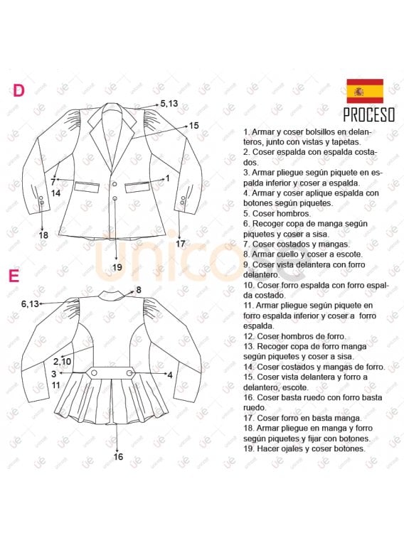 CHAQUETA BLAZER OVERSIZE MUJER 2204