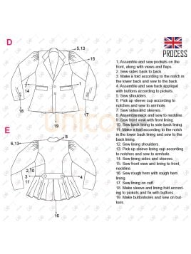 CHAQUETA BLAZER OVERSIZE MUJER 2204