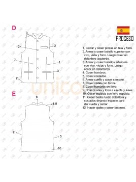CHALECO GARZON HOMBRE RT 2216