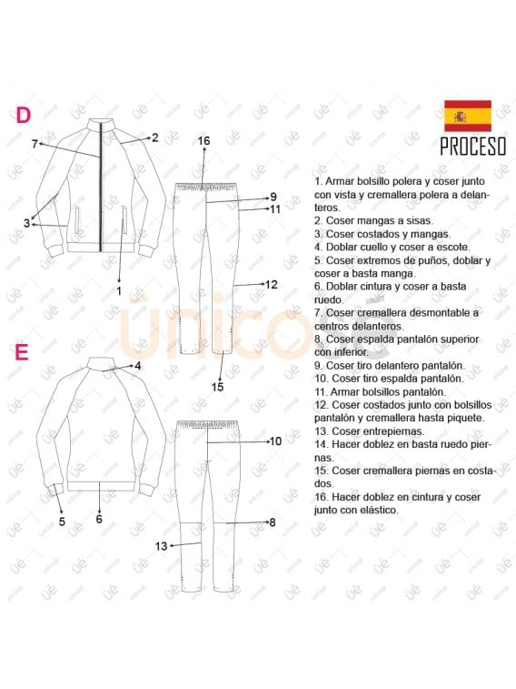 MOLDE BUZO SLIM FIT HOMBRE 2201