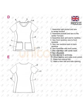 BLUSA SANITARIA MUJER RT 2217