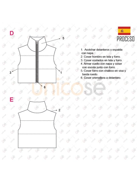 PARKA CHALECO MUJER 2203