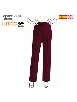 MOLDE PANTALON RECTO MUJER 2208