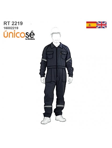 MOLDE OVEROL DE TRABAJO HOMBRE RT 2219