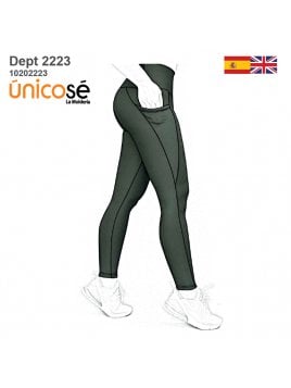 MOLDE DEPORTE CALZA CON BOLSILLOS 2223