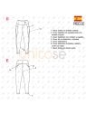 MOLDE DEPORTE CALZA CON BOLSILLOS 2223