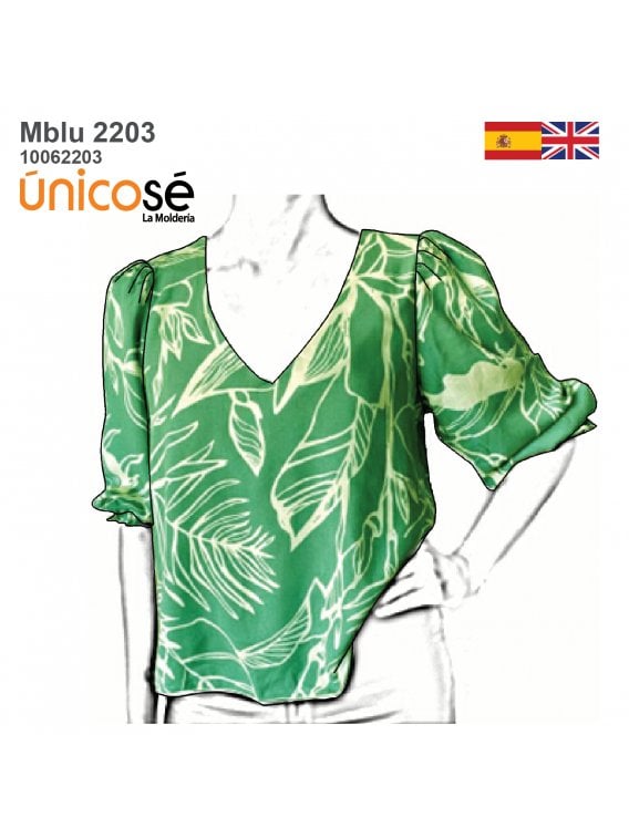 MOLDE BLUSA BLUSON MUJER 2203