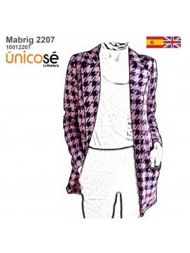 MOLDE ABRIGO BLAZER MUJER 2207