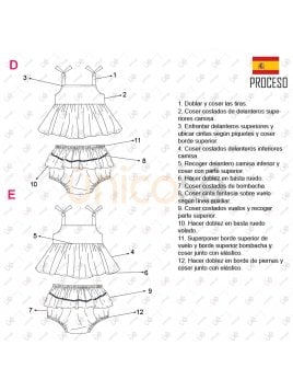MOLDE CONJUNTO CUBREPAÑAL BEBE 2201