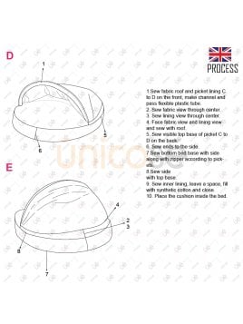 MOLDE CAMA PARA MASCOTA ACC 2213