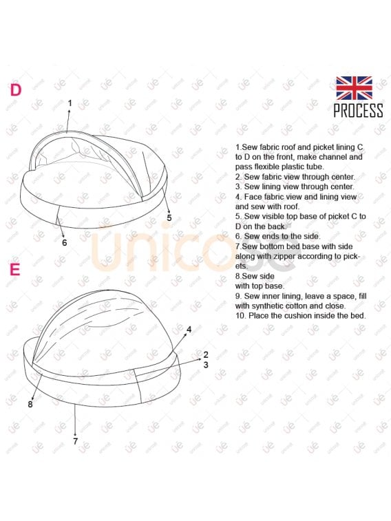 MOLDE CAMA PARA MASCOTA ACC 2213