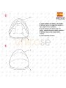MOLDE CAMA PARA MASCOTA ACC 2214