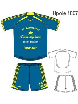 POLERA FUTBOL HOMBRE 1007