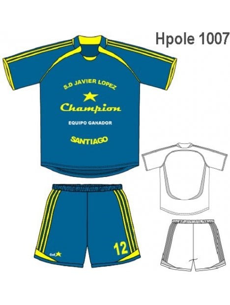 POLERA FUTBOL HOMBRE 1007