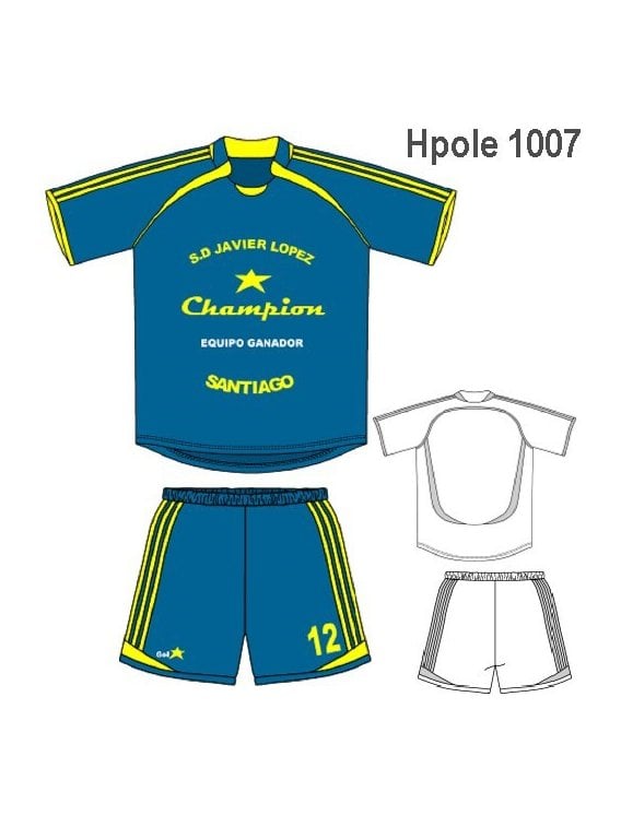 POLERA FUTBOL HOMBRE 1007