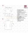 MOLDE BLUSA SANITARIA MUJER 2221