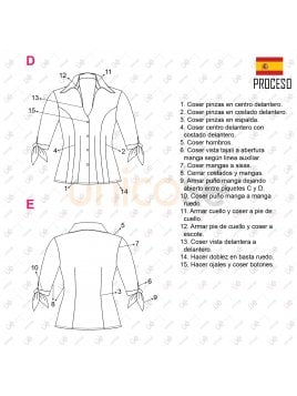 BLUSA CAMISERA MUJER 1004