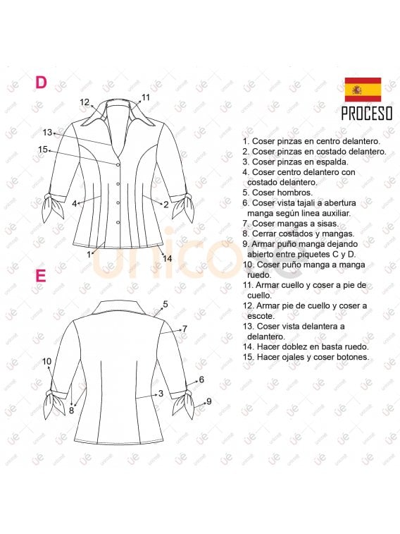 BLUSA CAMISERA MUJER 1004