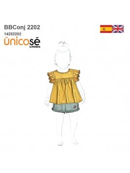 MOLDE CONJUNTO BLUSA BEBE 2202