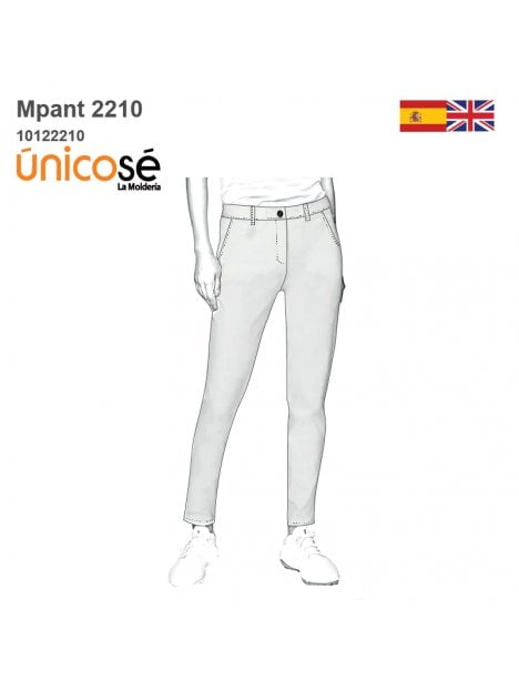 MOLDE PANTALON AJUSTADO MUJER 2210