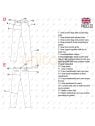 MOLDE PANTALON AJUSTADO MUJER 2210