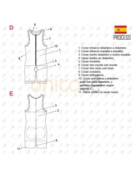 MOLDE INTERIOR FAJA POSTQUIRURGICA HOMBRE 2201