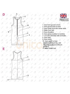 MOLDE INTERIOR FAJA POSTQUIRURGICA HOMBRE 2201