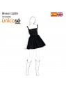 MOLDE VESTIDO CORSET MUJER 2209