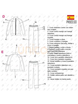 MOLDE BUZO ESCOLAR CORTES 1503AD