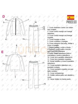 MOLDE BUZO ESCOLAR CORTES 1503AD