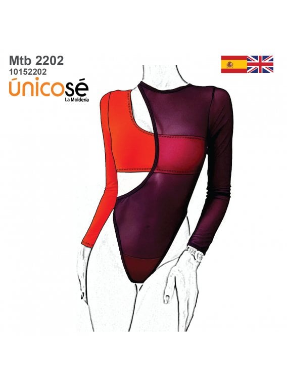 MOLDE TRAJE DE BAÑO 2 PIEZAS MUJER 2202