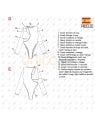 MOLDE TRAJE DE BAÑO 2 PIEZAS MUJER 2202