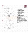 MOLDE TRAJE DE BAÑO 2 PIEZAS MUJER 2202