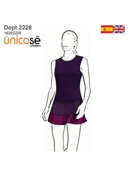 MOLDE DEPORTE CONJUNTO TENIS MUJER 2228