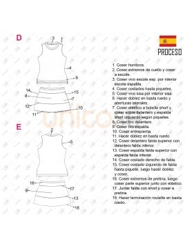 MOLDE DEPORTE CONJUNTO TENIS MUJER 2228