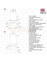 MOLDE DEPORTE CONJUNTO TENIS MUJER 2228