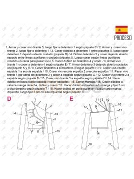 MOLDE TOP ASIMETRICO MUJER 2210